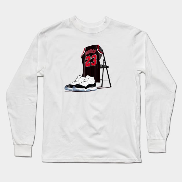 Signature Shoes & Shirts - Black Long Sleeve T-Shirt by dbl_drbbl